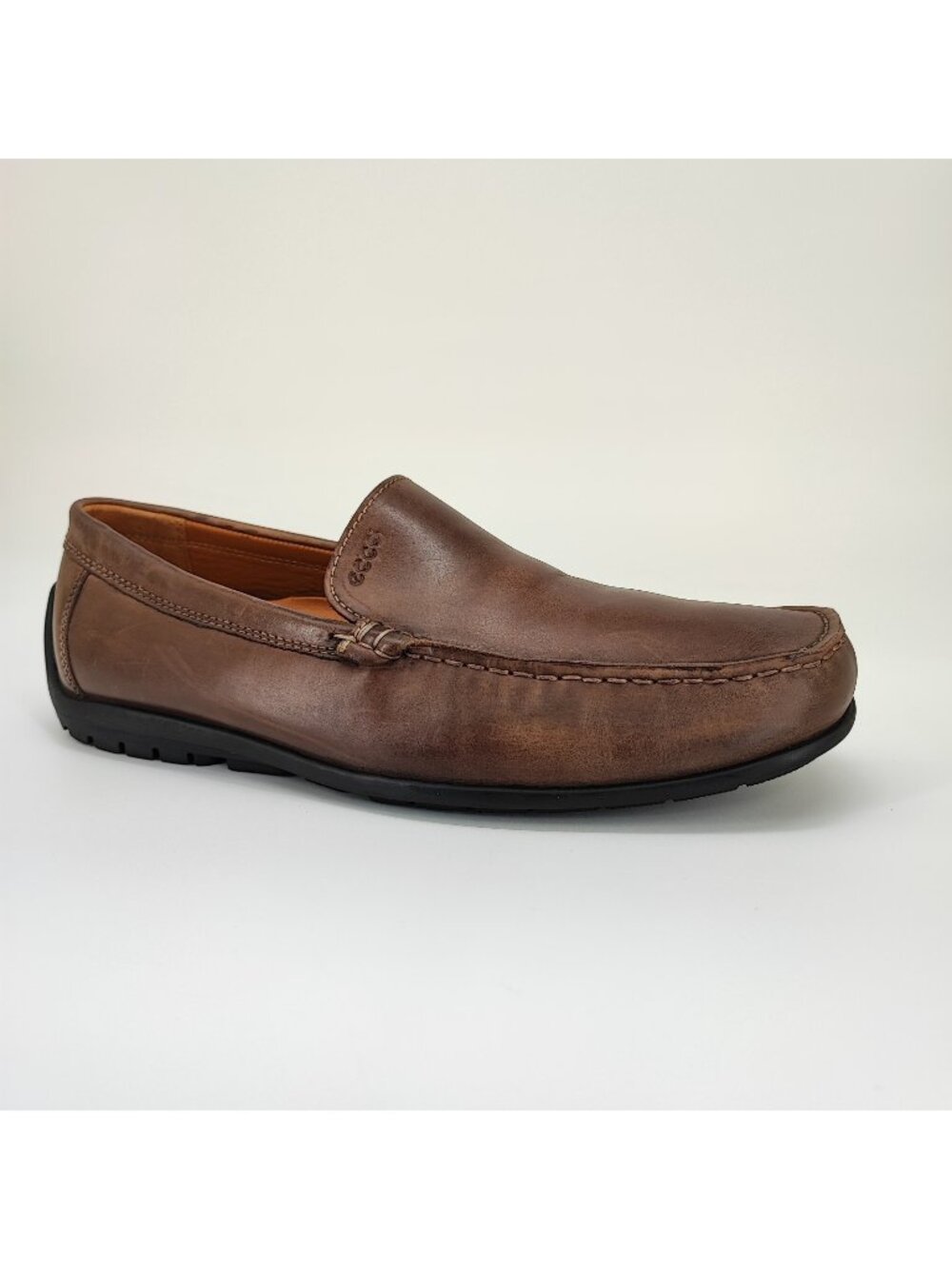 ECCO Classic Moc 2.0 Men's Size 9.5 US Brown Leather Loafers 31700